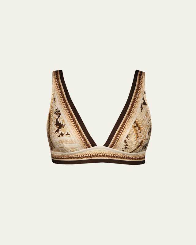 Lexie Paisley Bikini Top